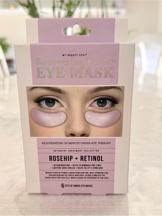 My Beauty Spot Other - Recovering Under Eye Mask - Rosehip + Retinol, Light Pink - 6 sets